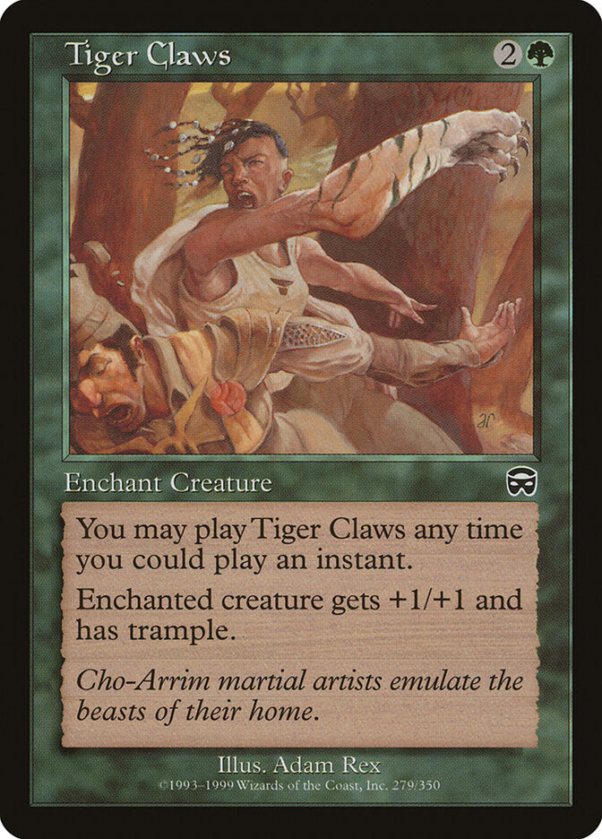 Magic: The Gathering - Tiger Claws - Mercadian Masques