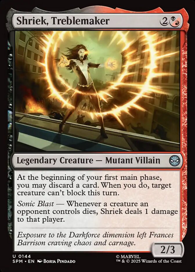 MTG - Shriek, Treblemaker - Marvel's Spider-Man (SOS)