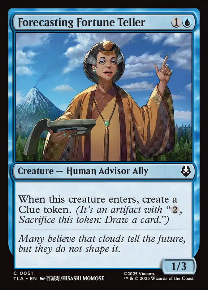Magic: The Gathering - Forecasting Fortune Teller - Avatar: The Last Airbender