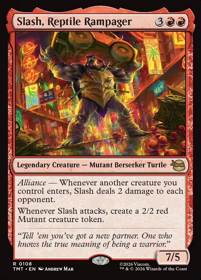 MTG - Slash, Reptile Rampager - Teenage Mutant Ninja Turtles (SOS)