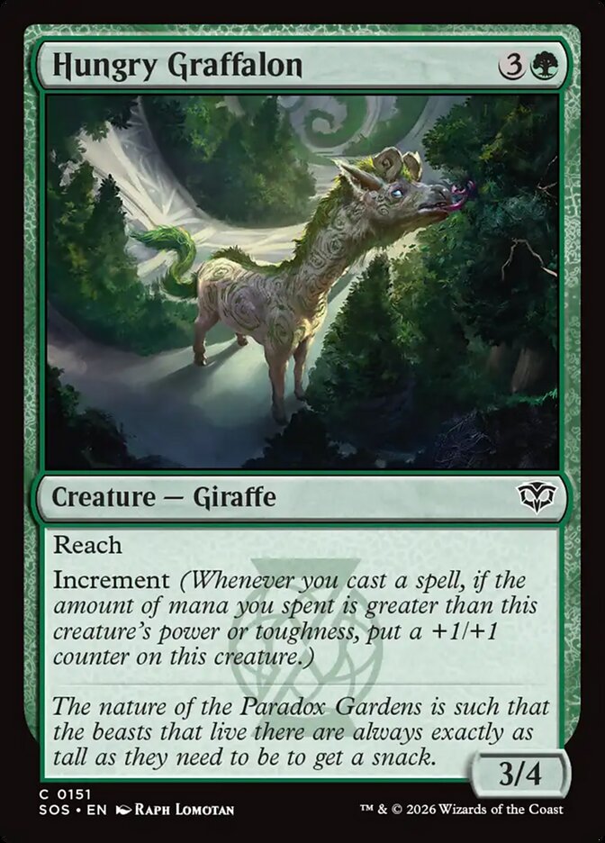 MTG - Hungry Graffalon - Secrets of Strixhaven (SOS)