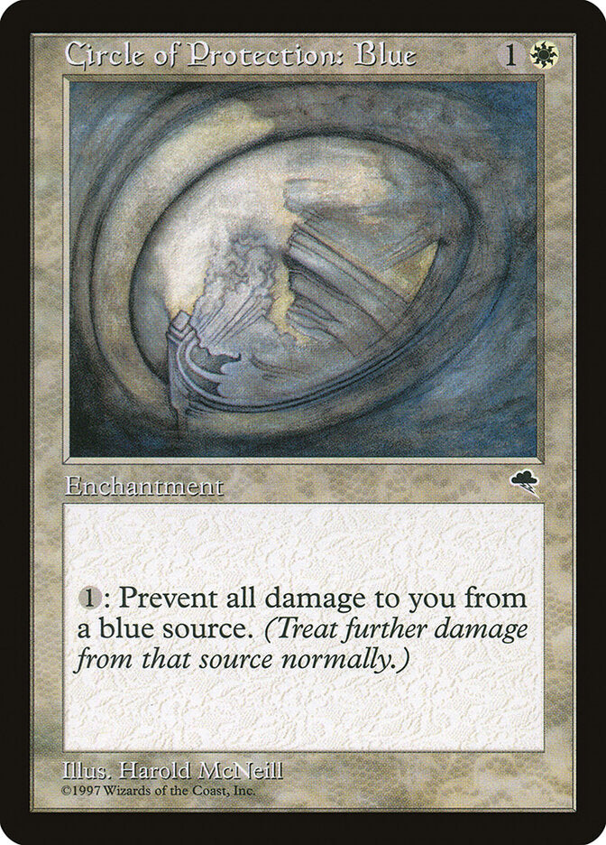 Magic: The Gathering - Circle of Protection: Blue - Tempest