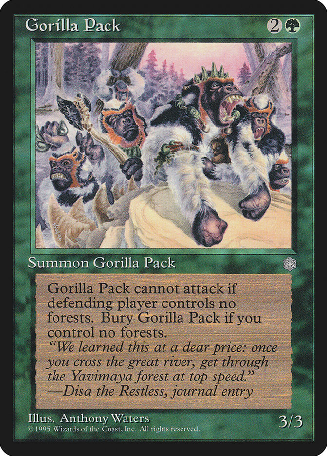 Magic: The Gathering - Gorilla Pack - Ice Age