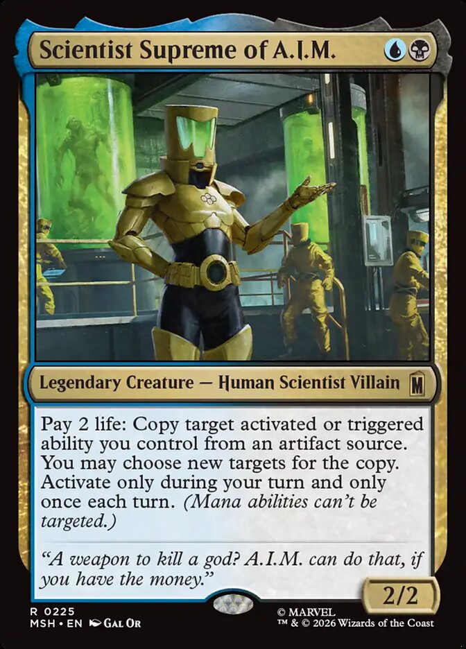 Magic: The Gathering - Scientist Supreme of A.I.M. - Marvel Super Heroes