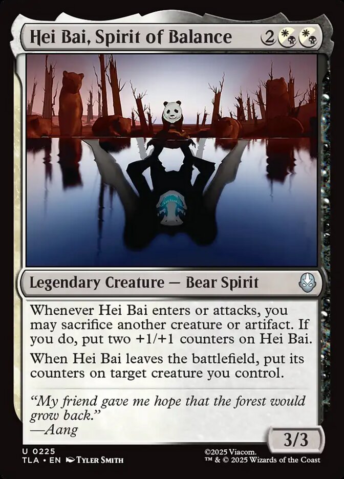 Magic: The Gathering - Hei Bai, Spirit of Balance - Avatar: The Last Airbender