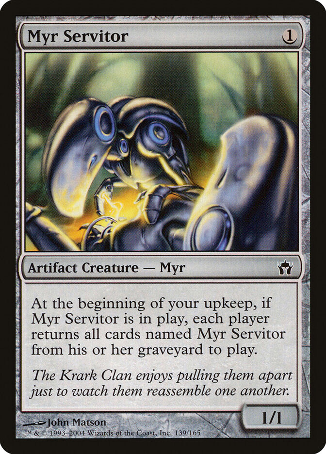 Magic: The Gathering - Myr Servitor - 5th Dawn
