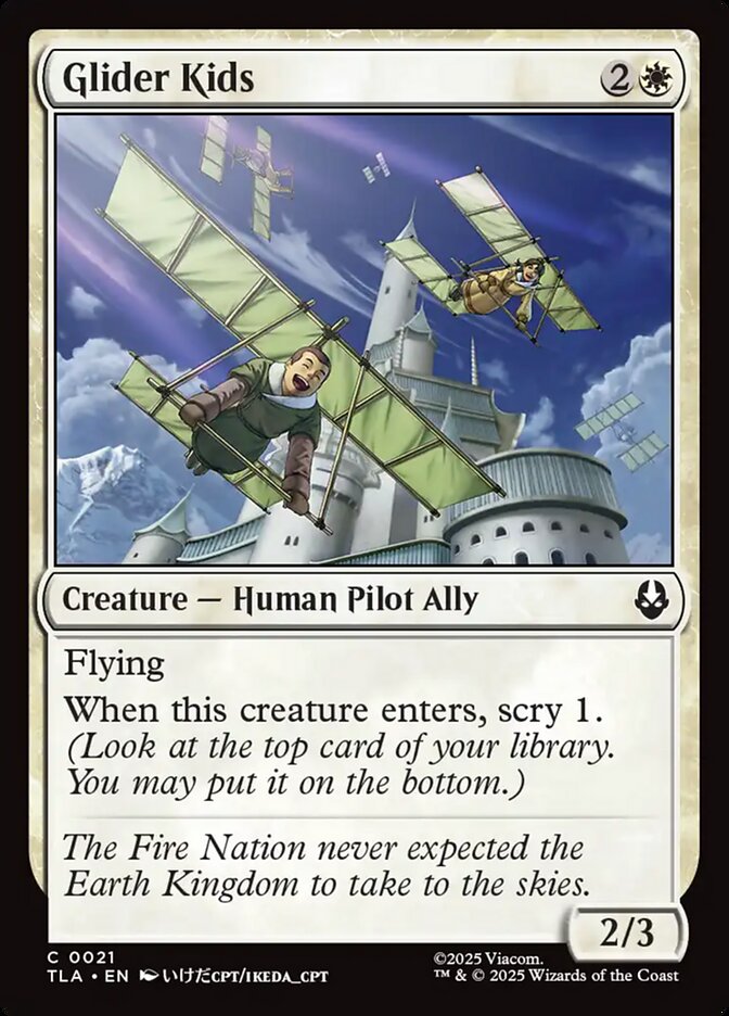 Magic: The Gathering - Glider Kids - Avatar: The Last Airbender