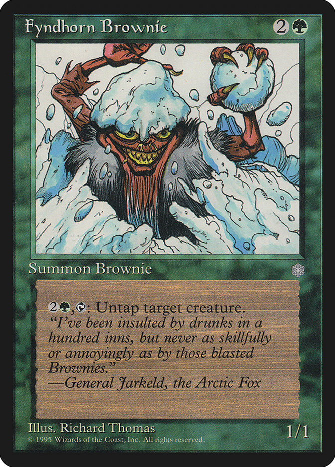 Magic: The Gathering - Fyndhorn Brownie - Ice Age