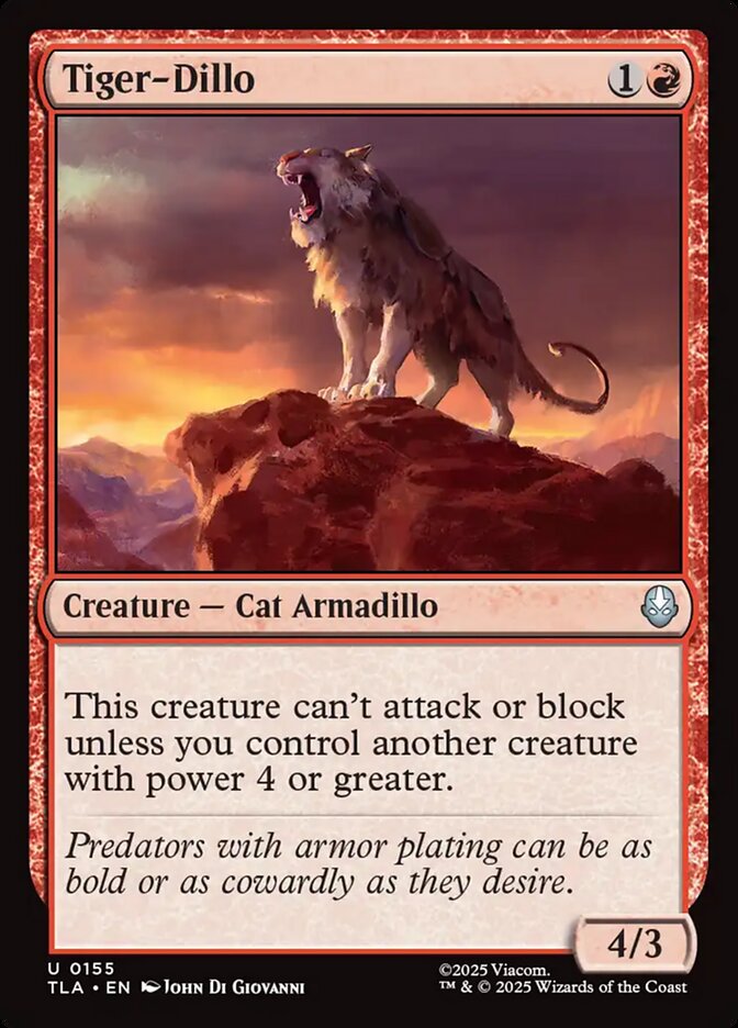 Magic: The Gathering - Tiger-Dillo - Avatar: The Last Airbender