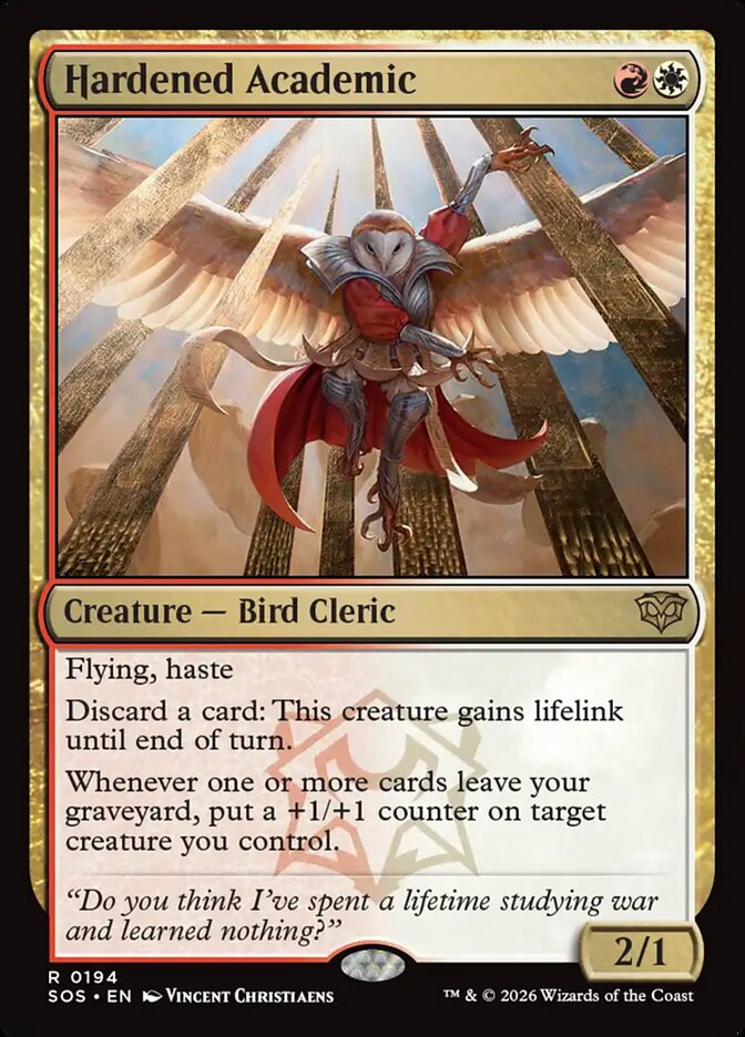 MTG - Hardened Academic - Secrets of Strixhaven (SOS)