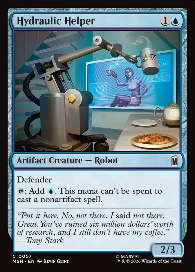 Magic: The Gathering - Hydraulic Helper - Marvel Super Heroes