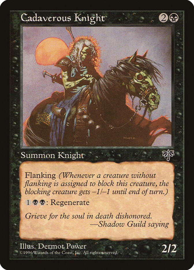 Magic: The Gathering - Cadaverous Knight - Mirage