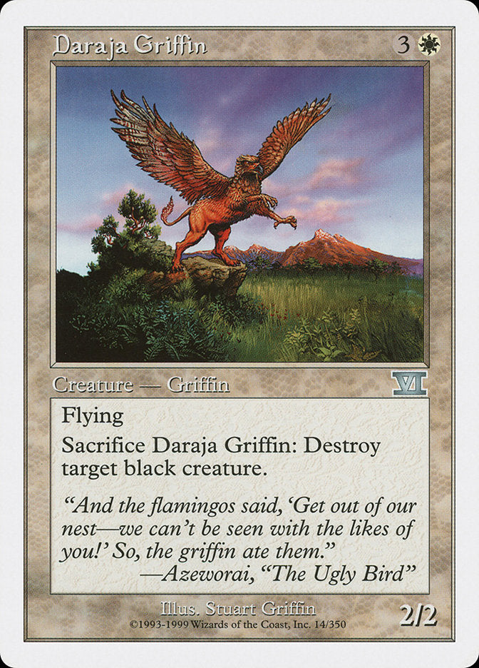 Magic: The Gathering - Daraja Griffin - Sixth Edition