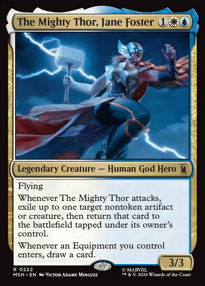Magic: The Gathering - The Mighty Thor, Jane Foster - Marvel Super Heroes