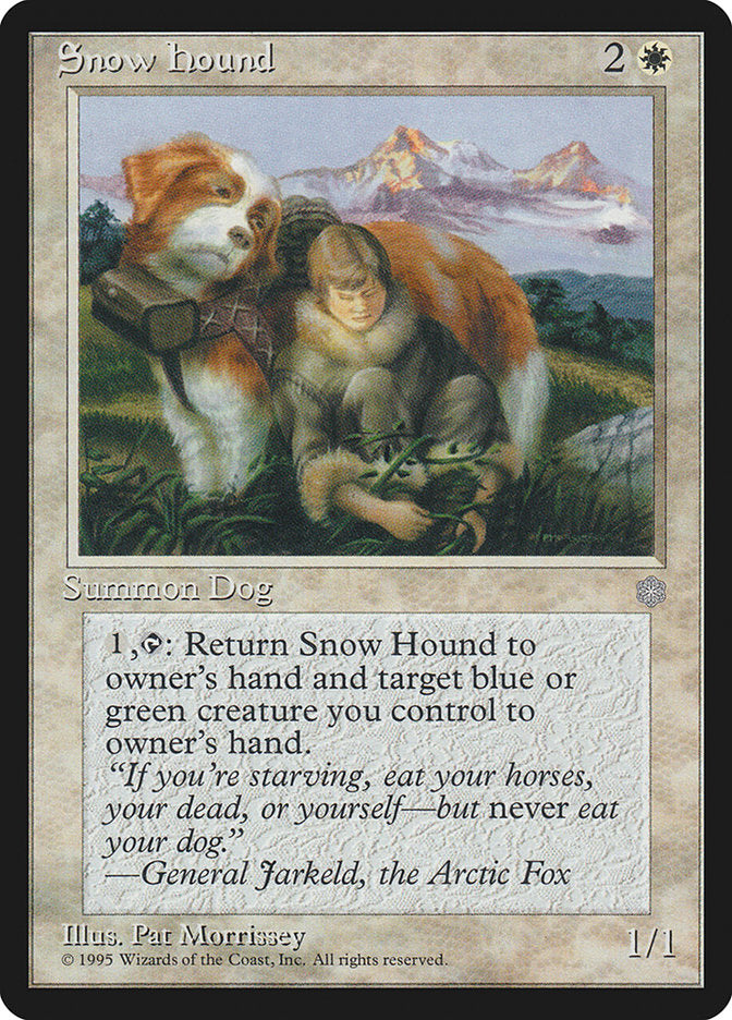Magic: The Gathering - Snow Hound - Ice Age