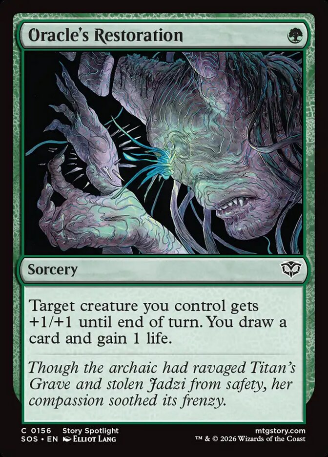 MTG - Oracle's Restoration - Secrets of Strixhaven (SOS)
