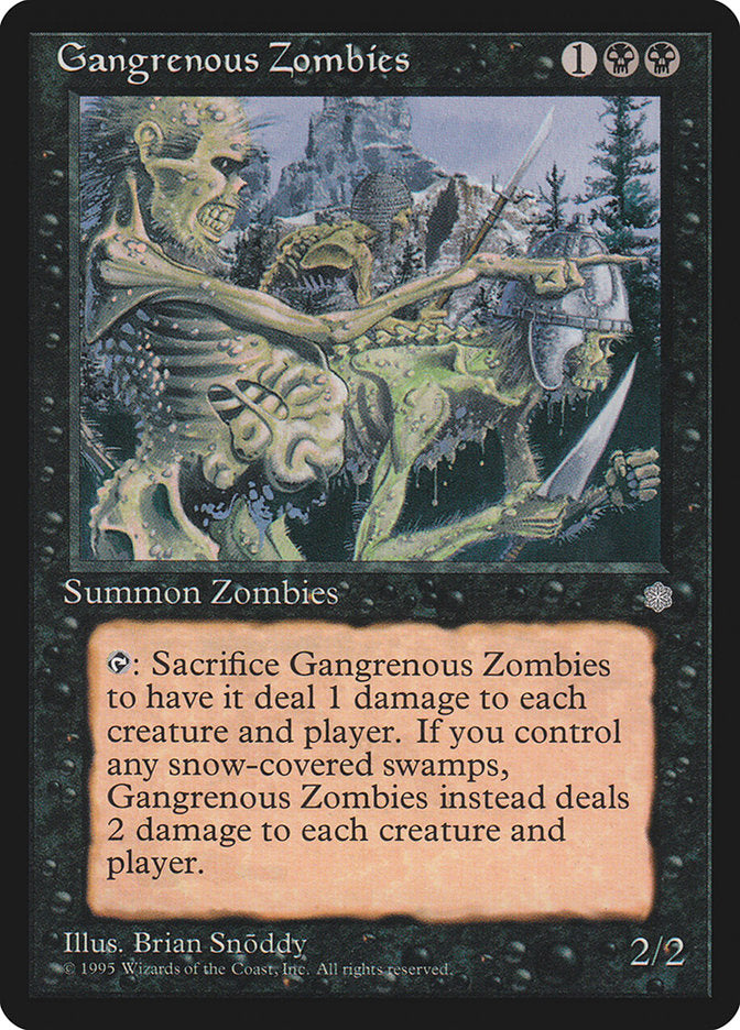 Magic: The Gathering - Gangrenous Zombies - Ice Age