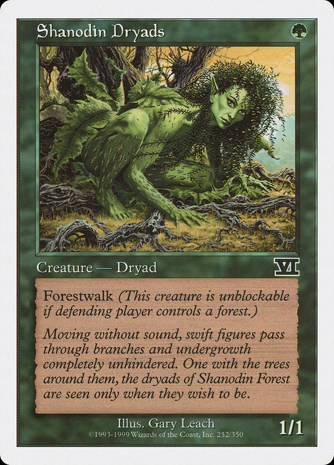 Magic: The Gathering - Shanodin Dryads - Sixth Edition