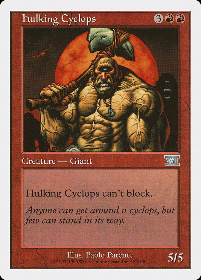 Magic: The Gathering - Hulking Cyclops - Sixth Edition