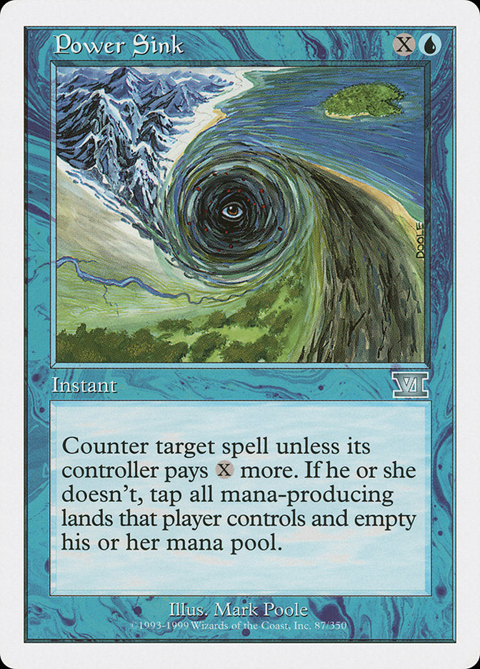 Magic: The Gathering - Power Sink - Sixth Edition