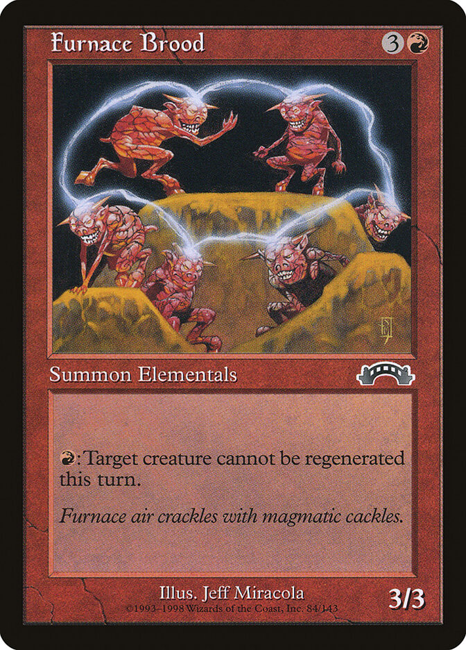 Magic: The Gathering - Furnace Brood - Exodus
