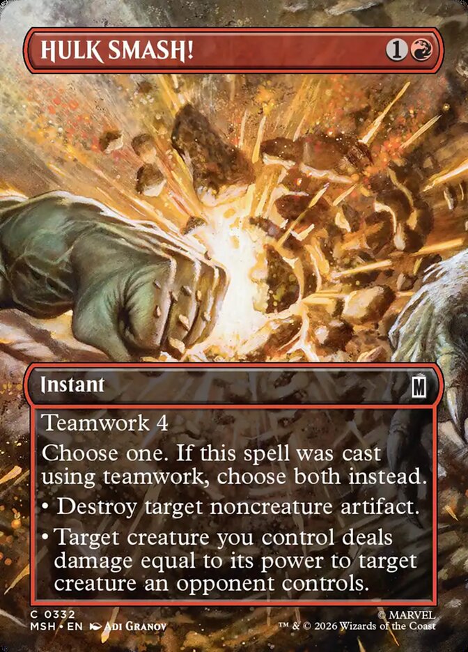 Magic: The Gathering - HULK SMASH! - Marvel Super Heroes