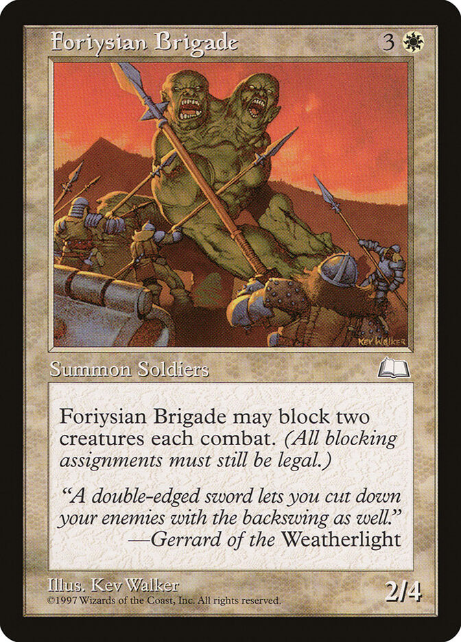 Magic: The Gathering - Foriysian Brigade - Weatherlight
