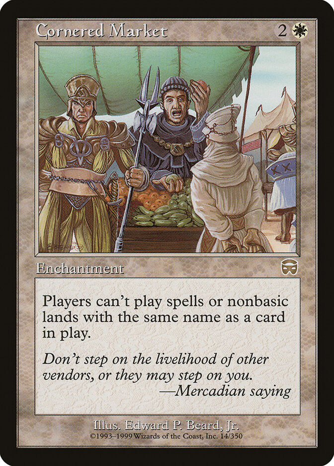 Magic: The Gathering - Cornered Market - Mercadian Masques