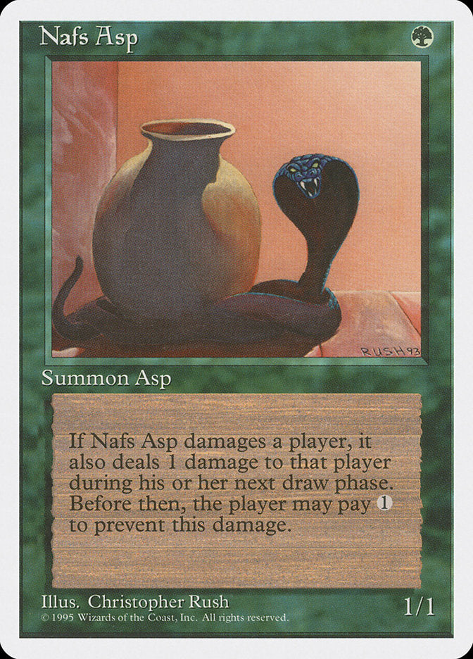 Magic: The Gathering - Nafs Asp - Fourth Edition