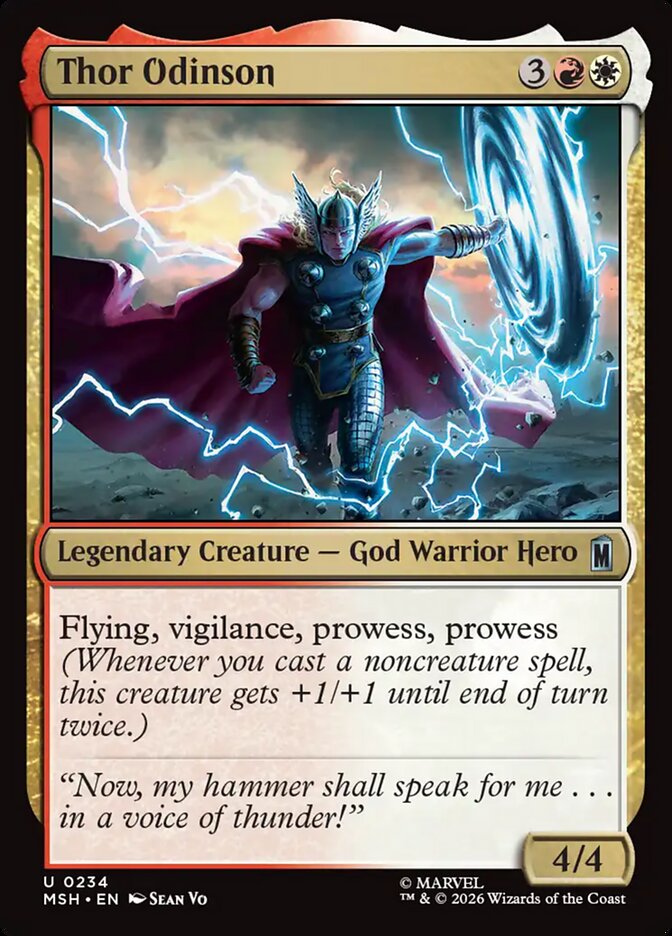 Magic: The Gathering - Thor Odinson - Marvel Super Heroes