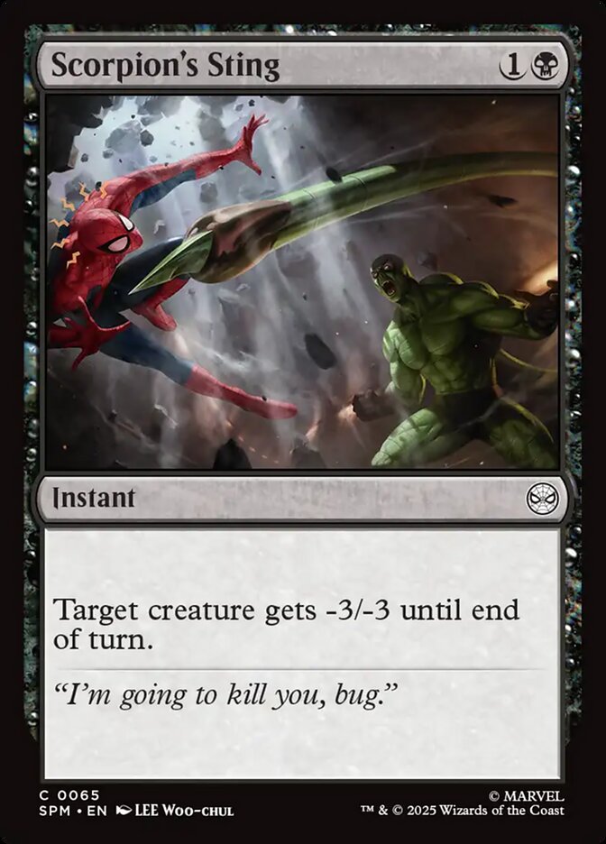 MTG - Scorpion's Sting - Marvel's Spider-Man (SOS)