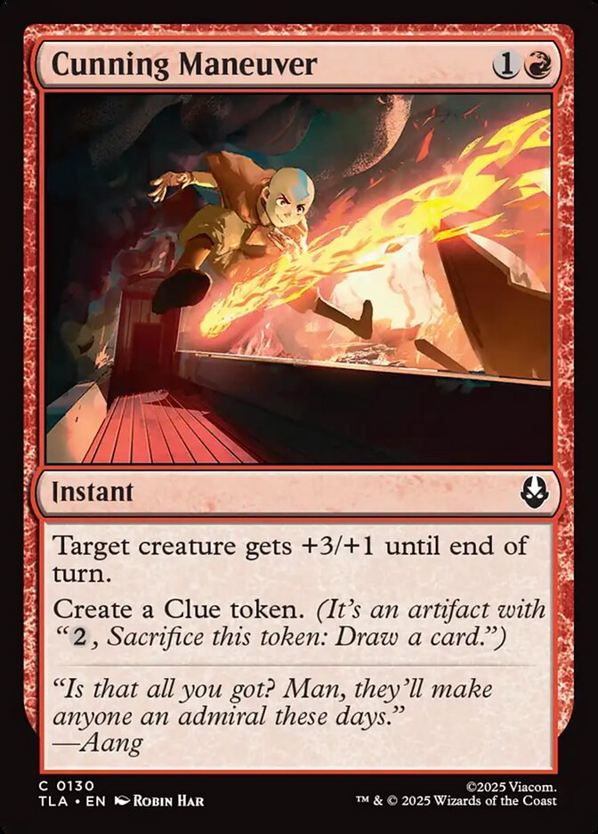 Magic: The Gathering - Cunning Maneuver - Avatar: The Last Airbender
