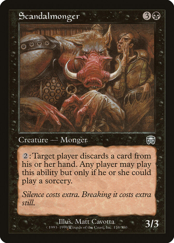 Magic: The Gathering - Scandalmonger - Mercadian Masques