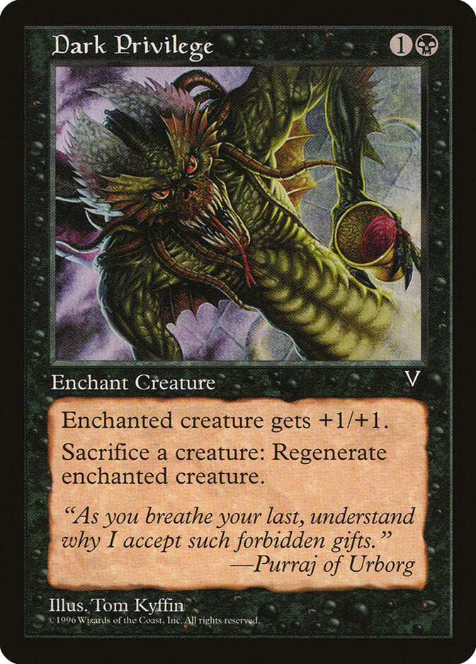 Magic: The Gathering - Dark Privilege - Visions