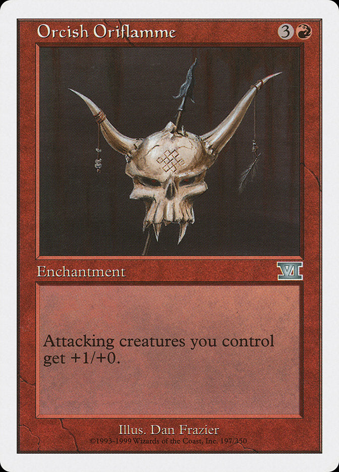 Magic: The Gathering - Orcish Oriflamme - Sixth Edition