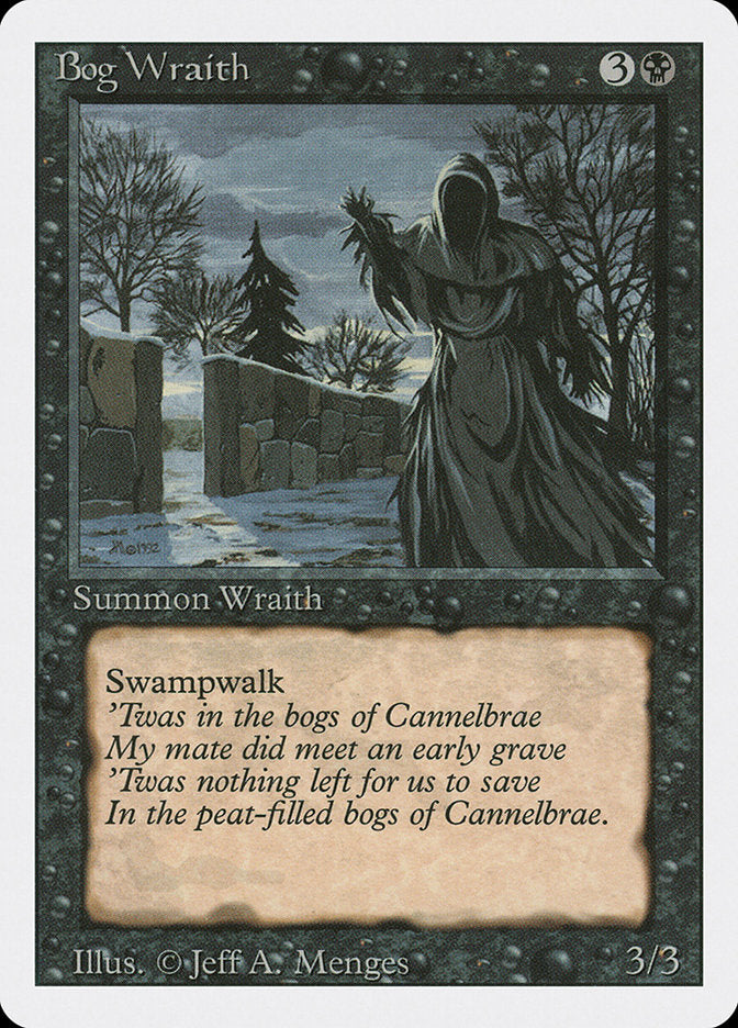 Magic: The Gathering - Bog Wraith - Revised