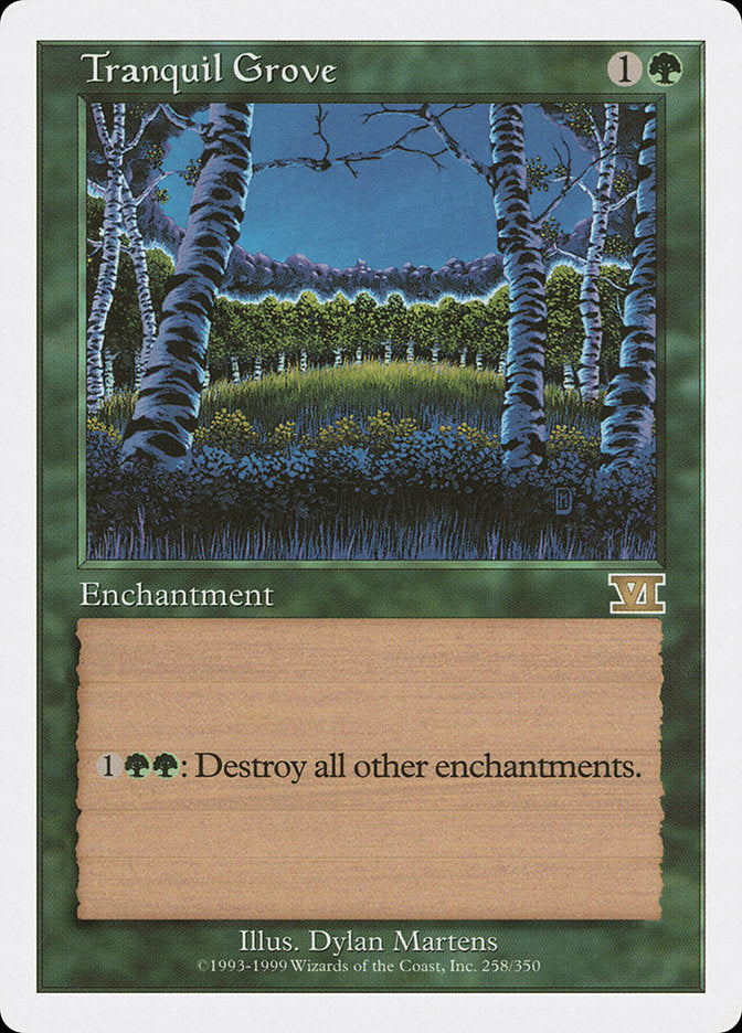 Magic: The Gathering - Tranquil Grove - Sixth Edition