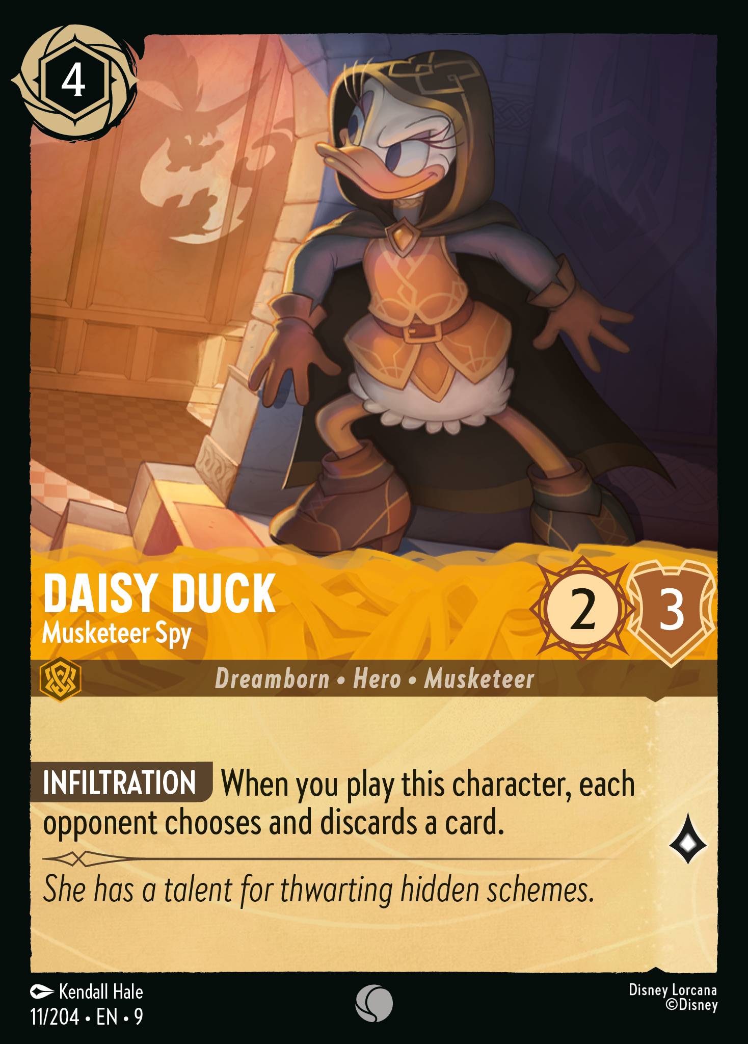Lorcana - Daisy Duck - Musketeer Spy - Fabled
