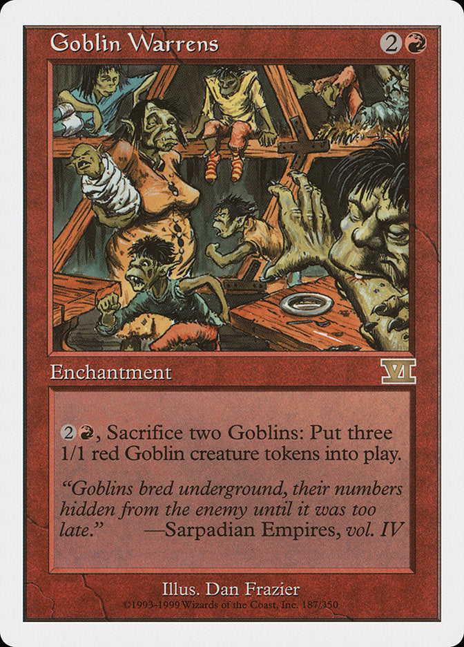 Magic: The Gathering - Goblin Warrens - Sixth Edition