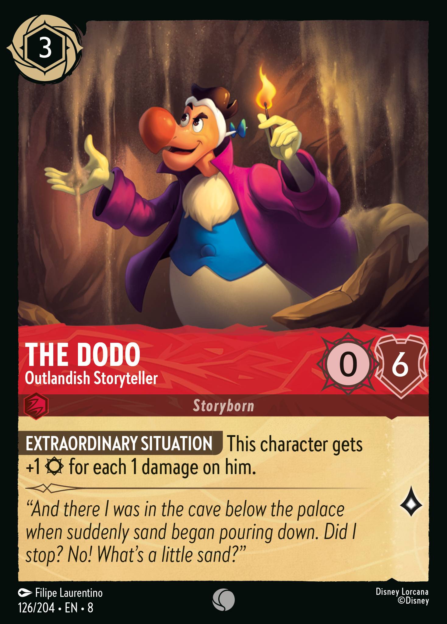 Lorcana - The Dodo - Outlandish Storyteller - Reign of Jafar