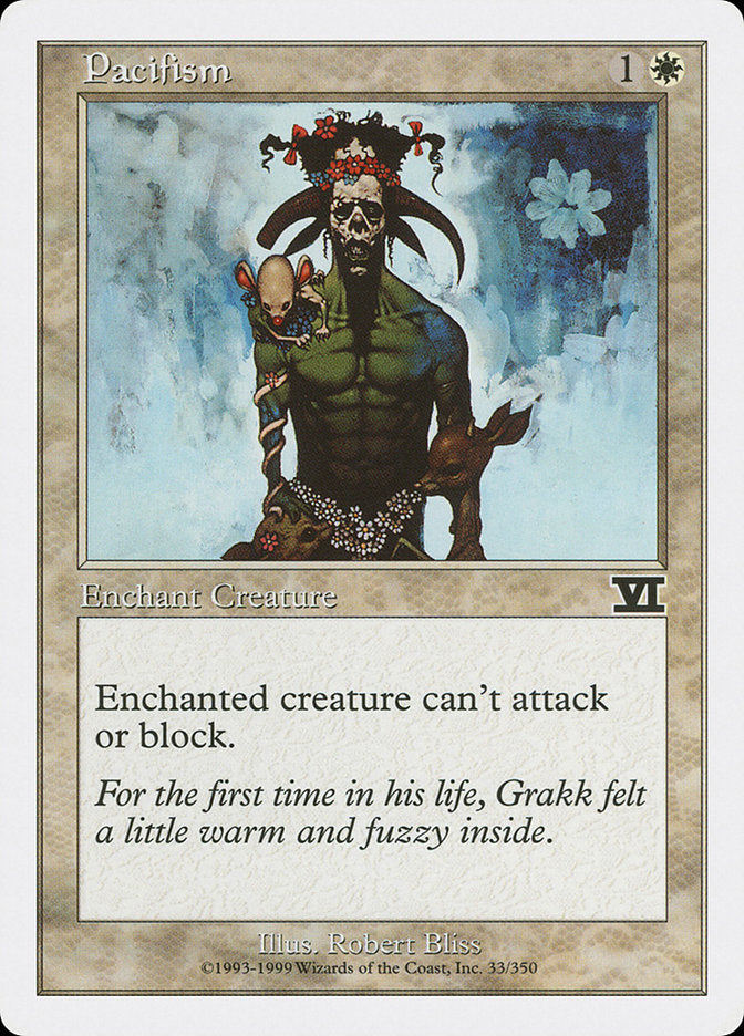Magic: The Gathering - Pacifism - Sixth Edition