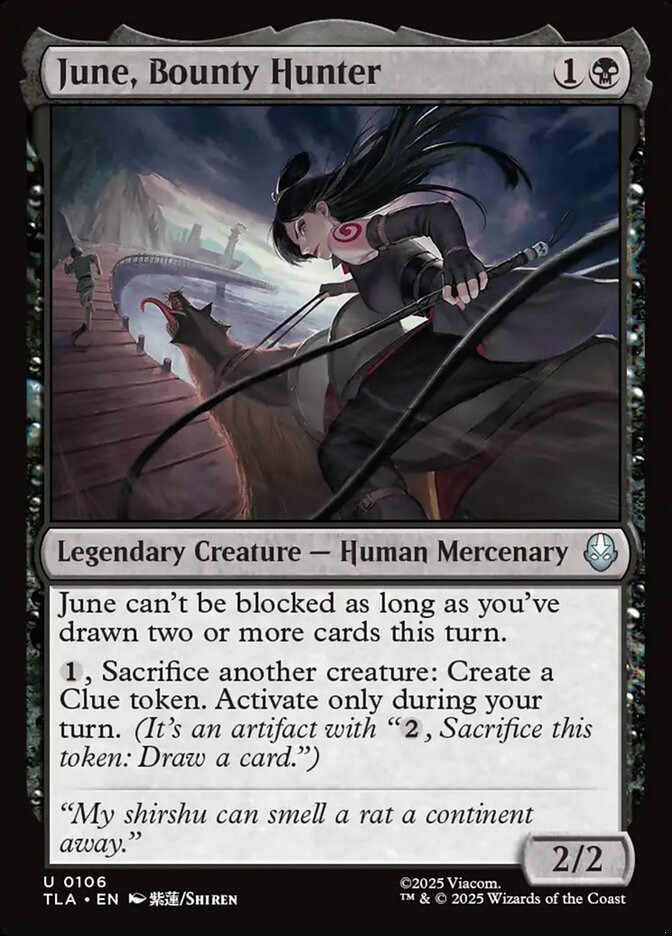 Magic: The Gathering - June, Bounty Hunter - Avatar: The Last Airbender