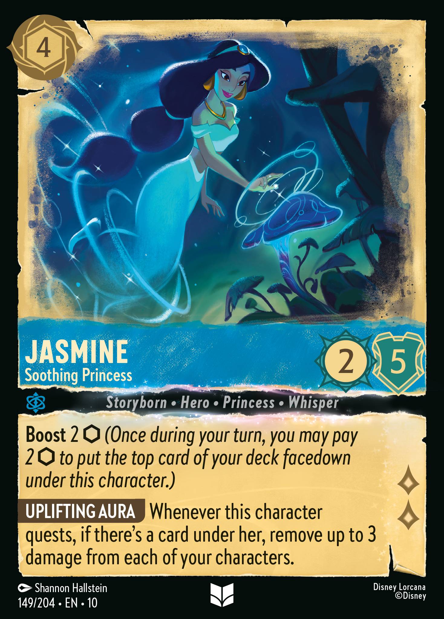Lorcana - Jasmine - Soothing Princess - Whispers in the Well