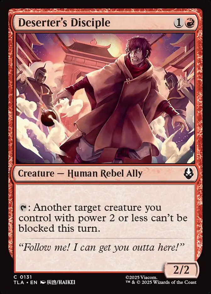 Magic: The Gathering - Deserter's Disciple - Avatar: The Last Airbender