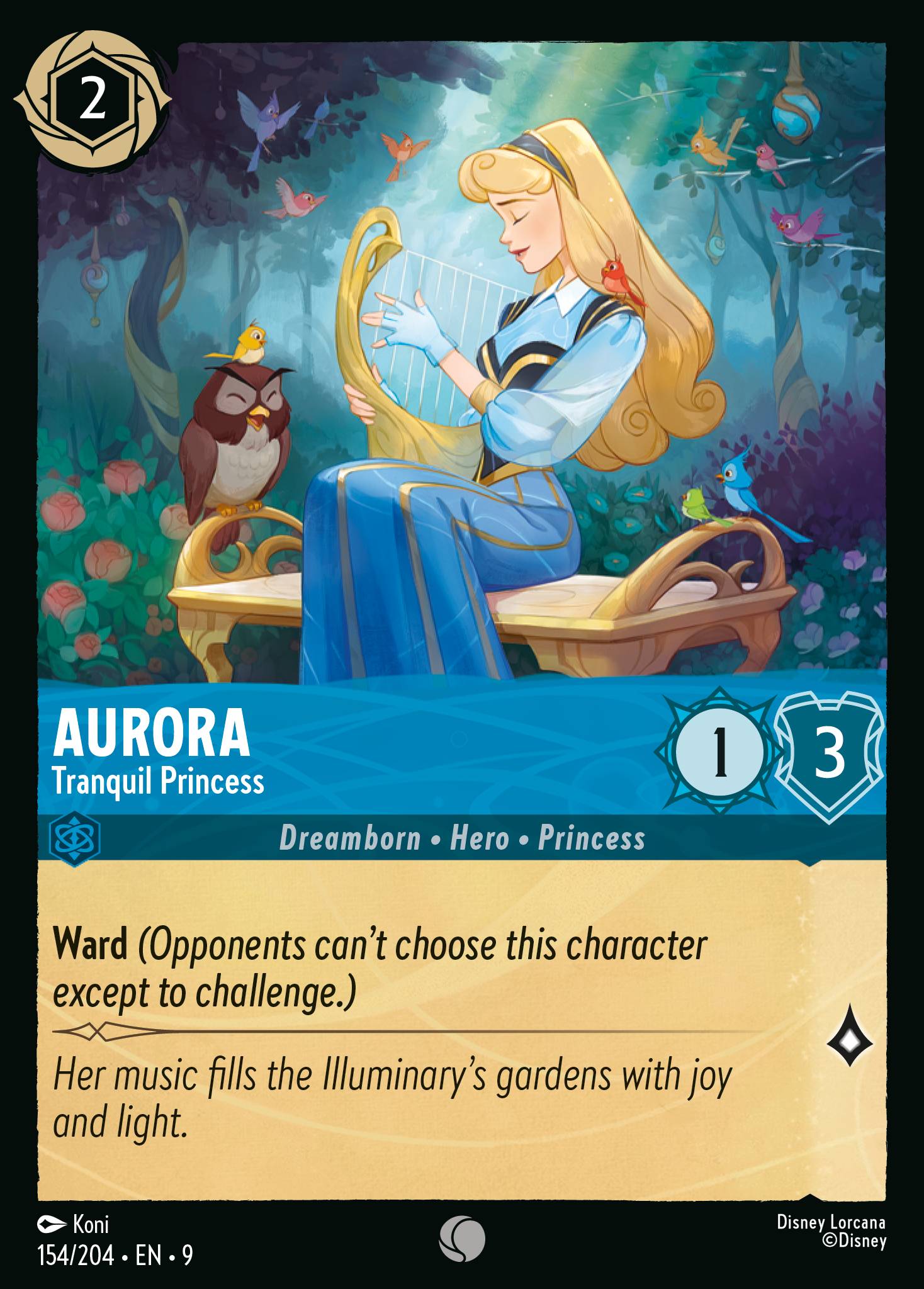Lorcana - Aurora - Tranquil Princess - Fabled