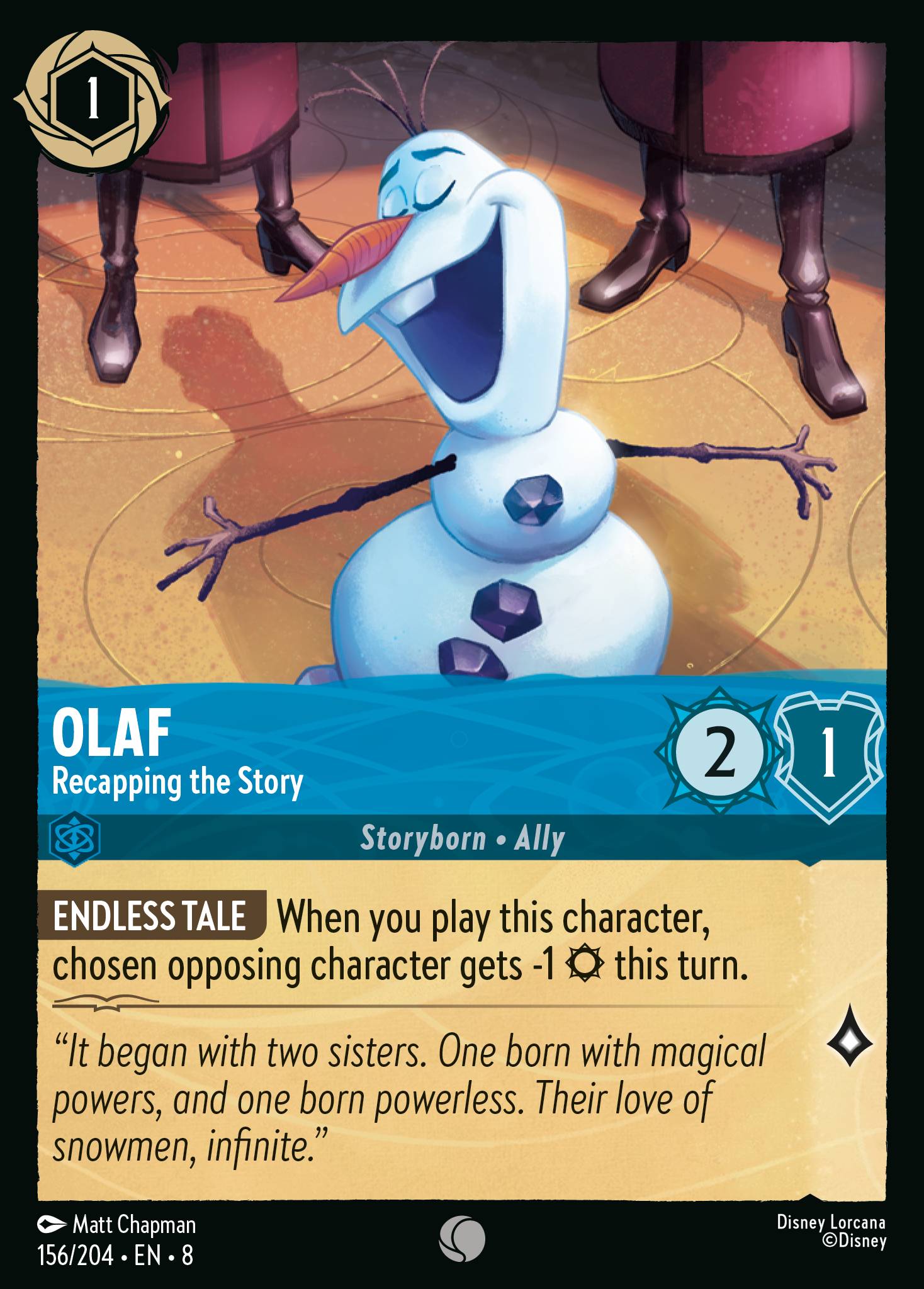 Lorcana - Olaf - Recapping the Story - Reign of Jafar