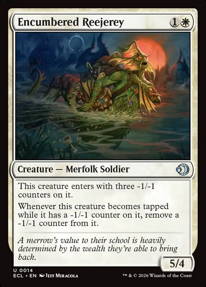 MTG - Encumbered Reejerey - Lorwyn Eclipsed (SOS)