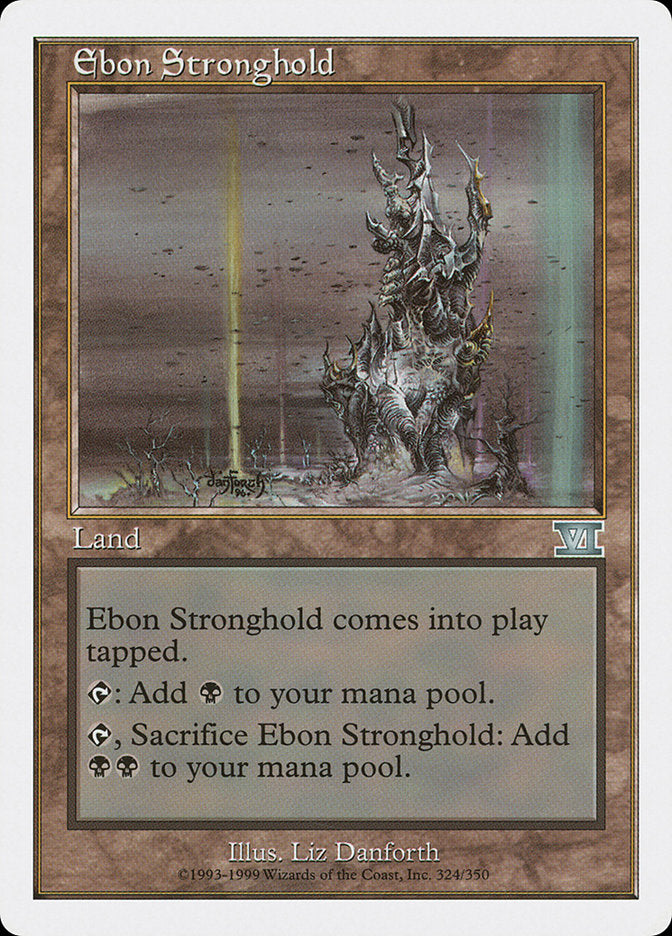 Magic: The Gathering - Ebon Stronghold - Sixth Edition