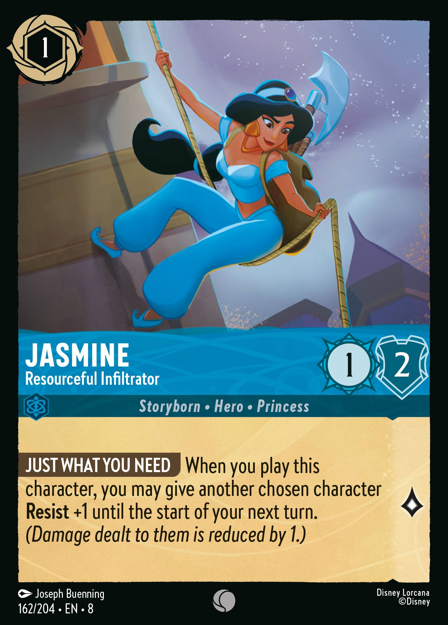 Lorcana - Jasmine - Resourceful Infiltrator - Reign of Jafar