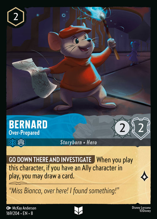 Lorcana - Bernard - Over-Prepared - Reign of Jafar
